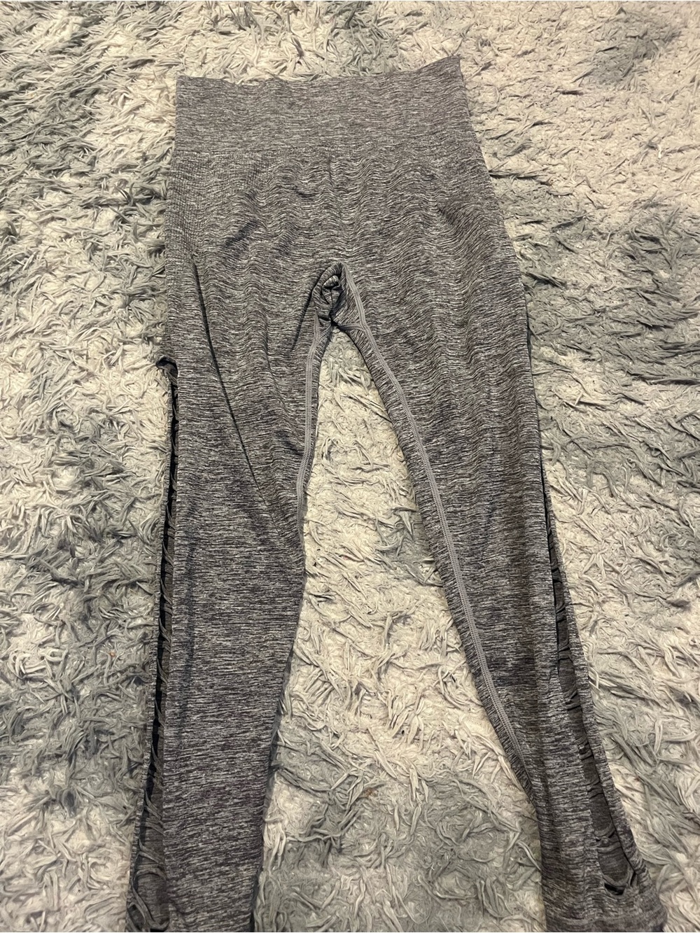 PINK Victoria's Secret Gray Marled Girls' Leggings